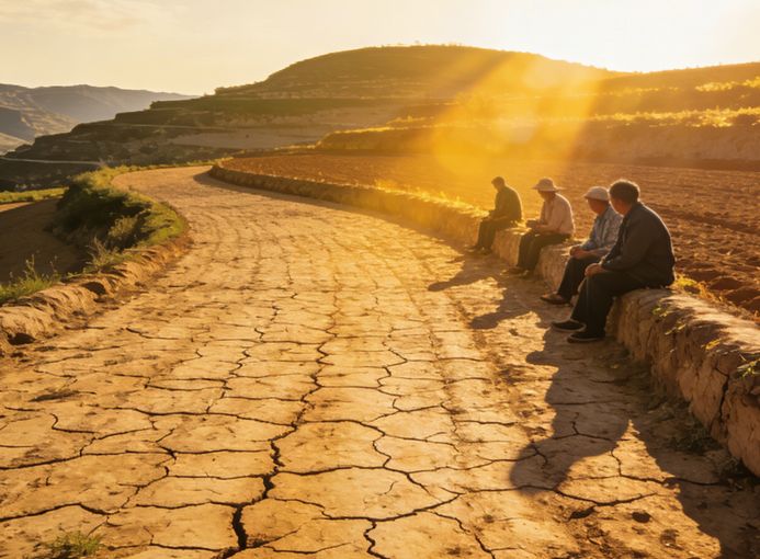 《晒晒黄泥塬上的太阳》-散文-陈年喜
