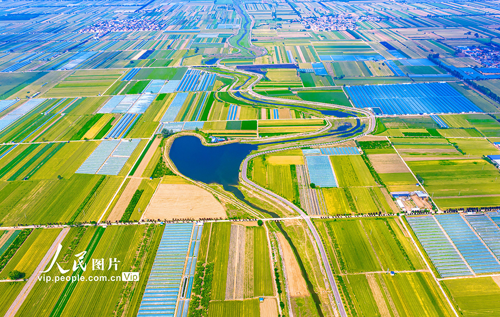 山西夏县：涑水河畔绘就田园盛景